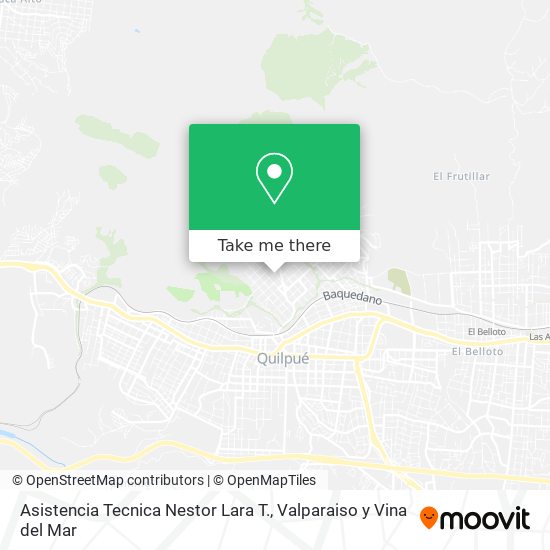 Asistencia Tecnica Nestor Lara T. map