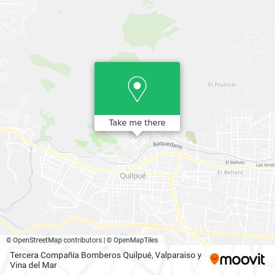 Tercera Compañía Bomberos Quilpué map