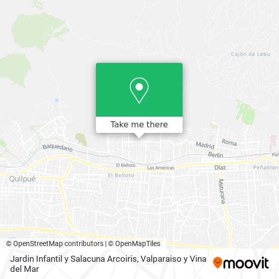 Jardin Infantil y Salacuna Arcoiris map