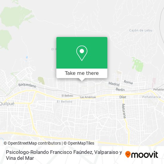 Mapa de Psicologo-Rolando Francisco Faúndez