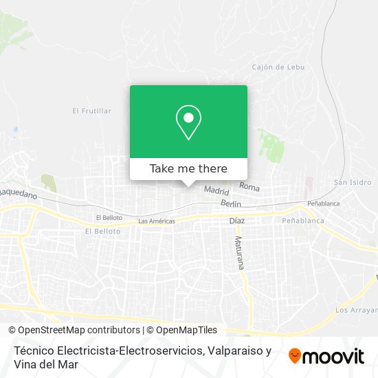 Mapa de Técnico Electricista-Electroservicios