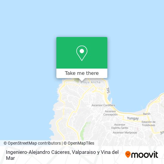 Ingeniero-Alejandro Cáceres map