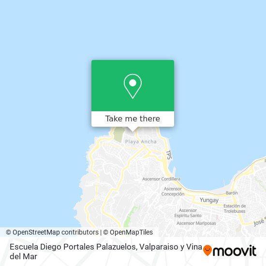 Escuela Diego Portales Palazuelos map