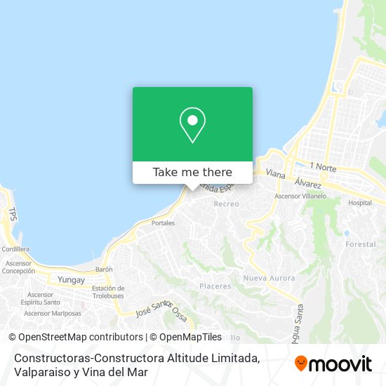 Constructoras-Constructora Altitude Limitada map