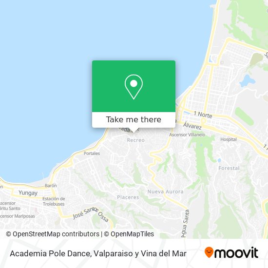 Mapa de Academia Pole Dance