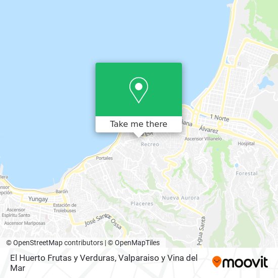 Mapa de El Huerto Frutas y Verduras