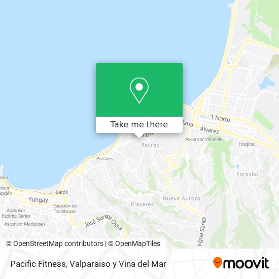 Pacific Fitness map