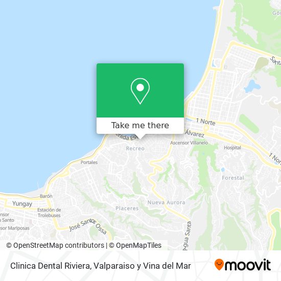 Mapa de Clinica Dental Riviera