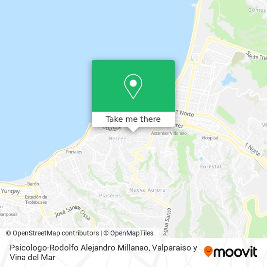 Psicologo-Rodolfo Alejandro Millanao map