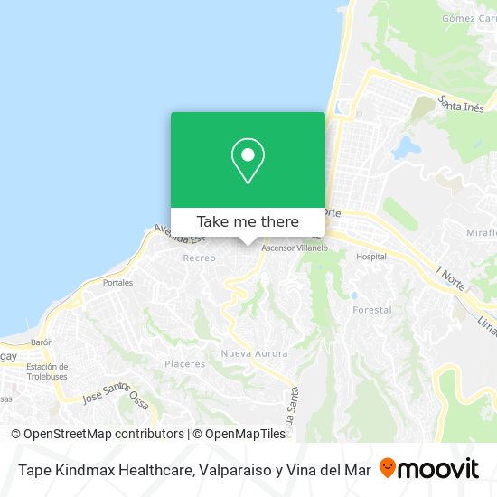 Tape Kindmax Healthcare map