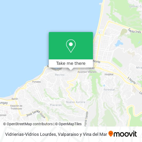 Vidrierias-Vidrios Lourdes map