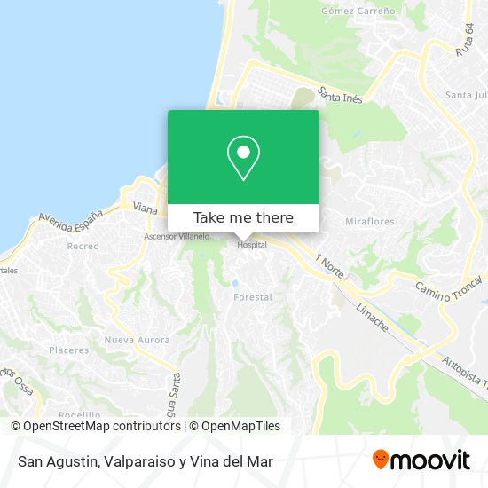 San Agustin map