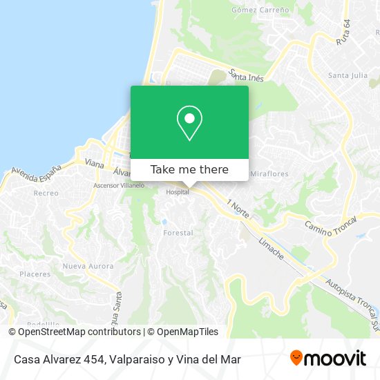 Mapa de Casa Alvarez 454