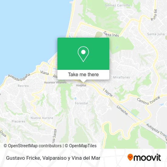 Mapa de Gustavo Fricke