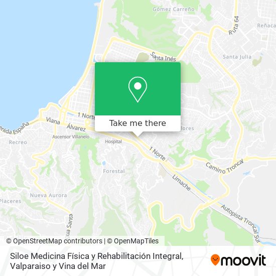 Siloe Medicina Física y Rehabilitación Integral map
