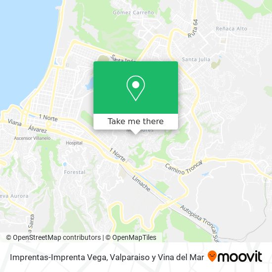 Imprentas-Imprenta Vega map