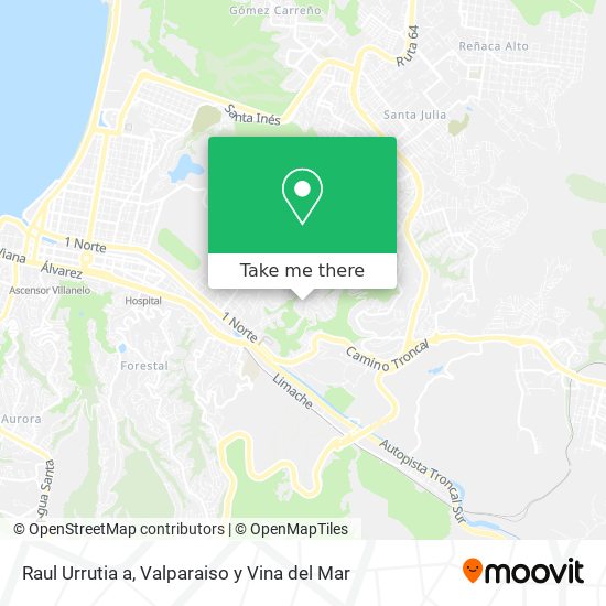 Raul Urrutia a map