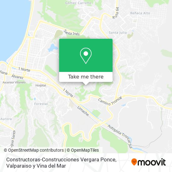 Constructoras-Construcciones Vergara Ponce map