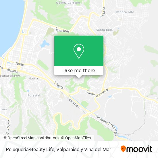 Peluqueria-Beauty Life map