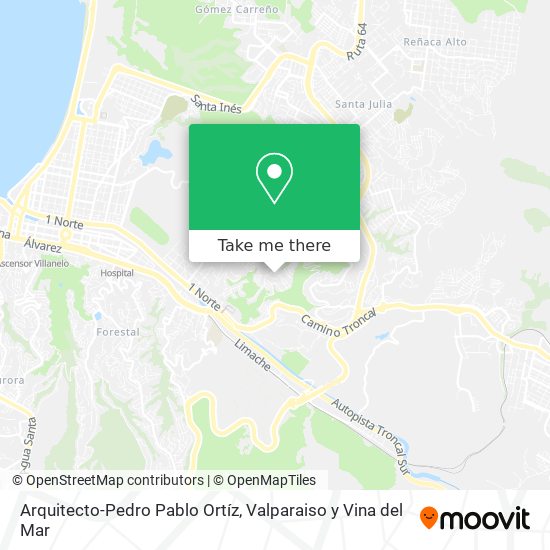 Mapa de Arquitecto-Pedro Pablo Ortíz