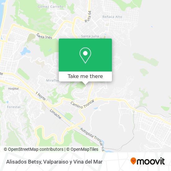 Mapa de Alisados Betsy