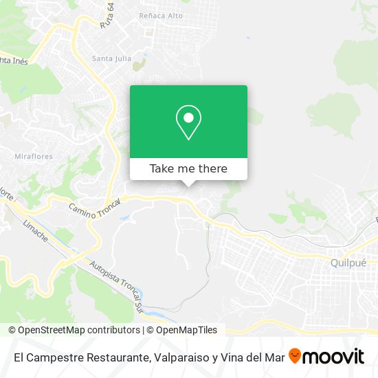 El Campestre Restaurante map