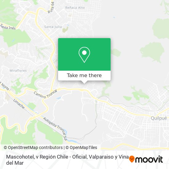 Mascohotel, v Región Chile - Oficial map