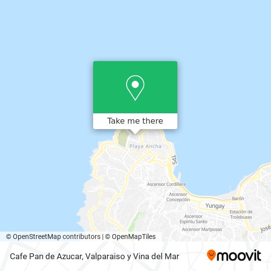 Cafe Pan de Azucar map