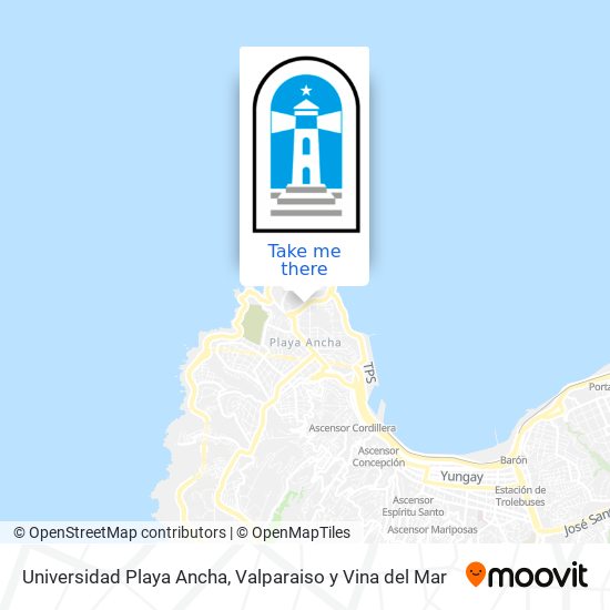 Universidad Playa Ancha map