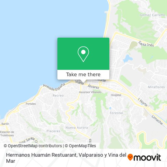 Mapa de Hermanos Huamán Restuarant