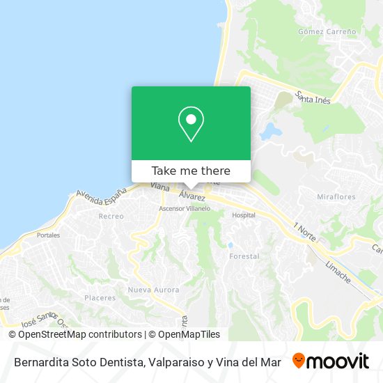 Bernardita Soto Dentista map
