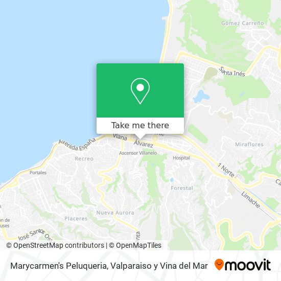 Mapa de Marycarmen's Peluqueria