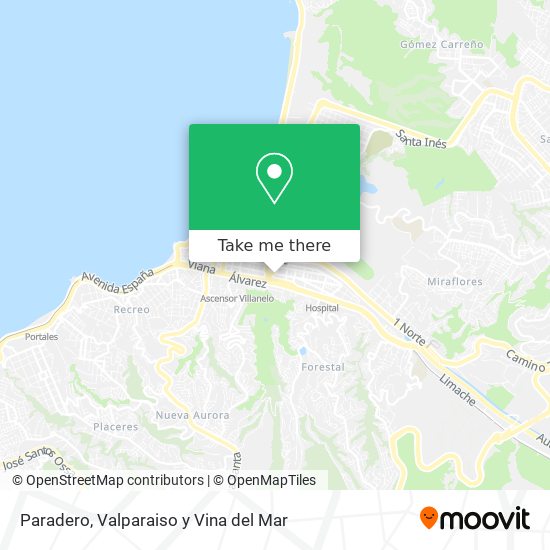 Paradero map