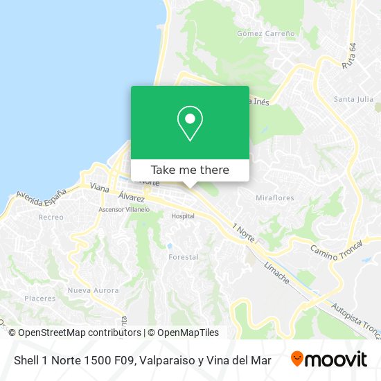 Shell 1 Norte 1500 F09 map