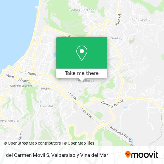 del Carmen Movil S map
