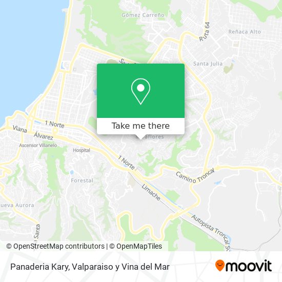 Panaderia Kary map