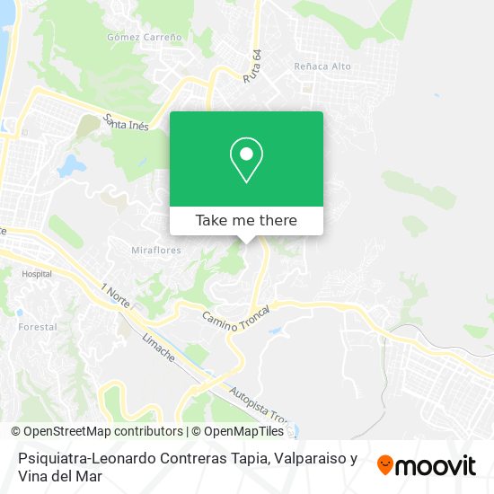 Psiquiatra-Leonardo Contreras Tapia map