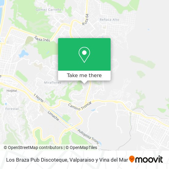 Los Braza Pub Discoteque map