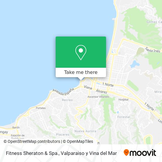 Fitness Sheraton & Spa. map