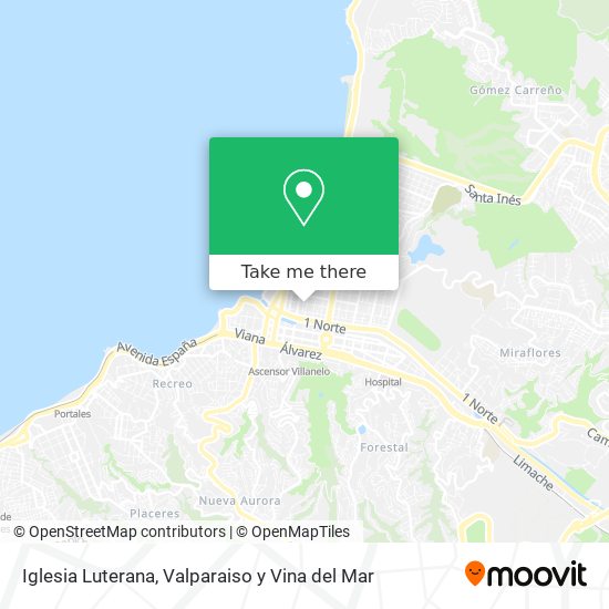 Mapa de Iglesia Luterana