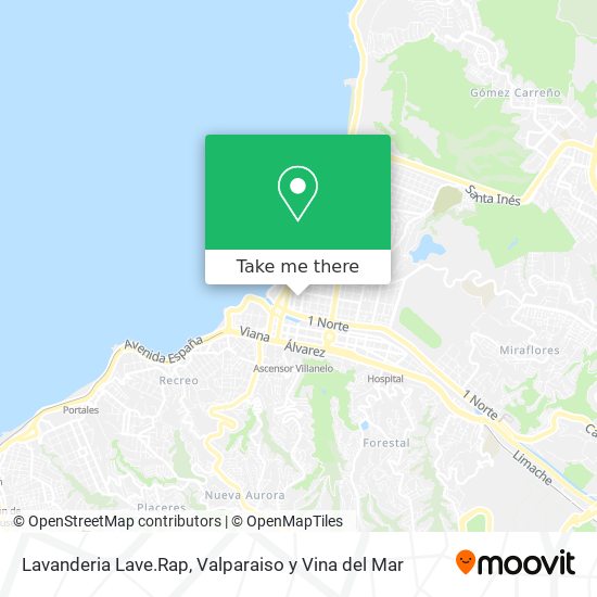Lavanderia Lave.Rap map
