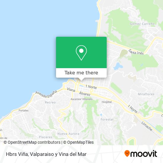 Hbrs Viña map
