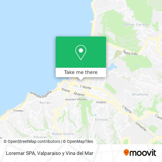 Loremar SPA map