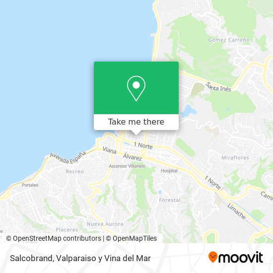 Salcobrand map