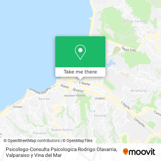 Psicologo-Consulta Psicologica Rodrigo Olavarria map