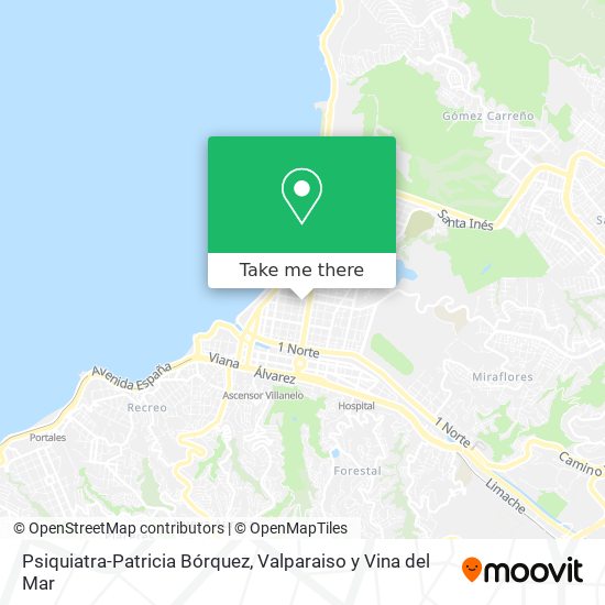 Psiquiatra-Patricia Bórquez map