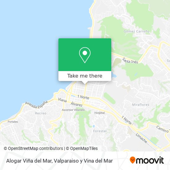 Alogar Viña del Mar map