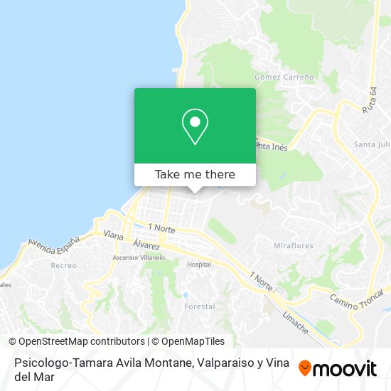 Psicologo-Tamara Avila Montane map