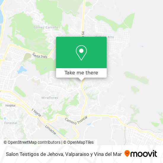 Salon Testigos de Jehova map