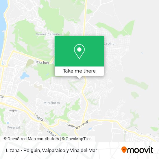 Mapa de Lizana - Polguin